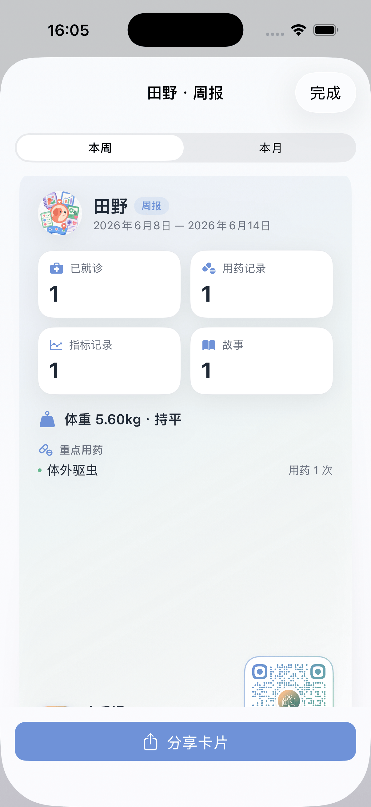 周报截图
